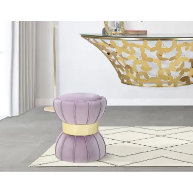 Stołek FLOWER ROSA Ø 40x44 cm